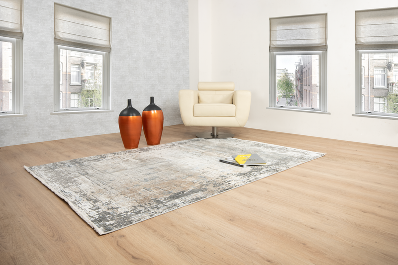 TAPETE AMALFI CREMA GRIS ORO T2289